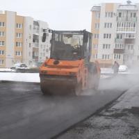 Укладка асфальта в ЖК Левобережный, в Туле